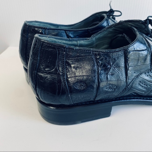 Franco Cuadra Genuine Hornback Crocodile Shoes - Picture 5 of 15